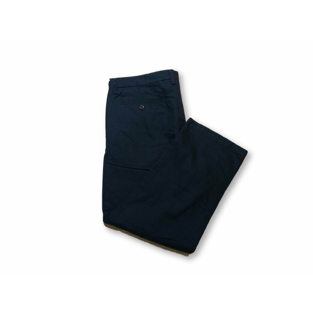 OLD NAVY CLASSIC KHAKI PANTS MENS SIZE 40X30  SLIM FIT NAVY COLOR  ZIP FLY NWT